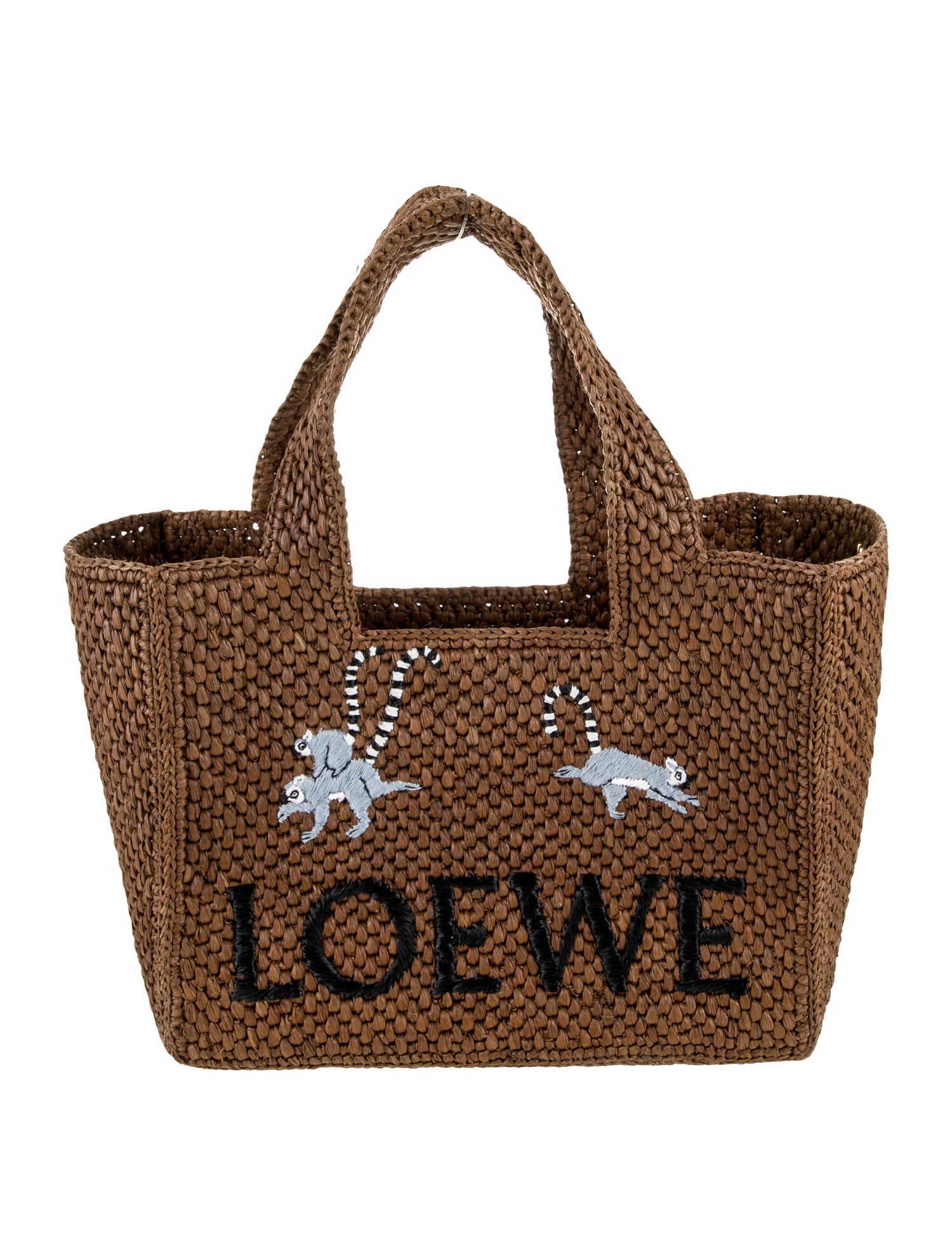 Loewe x Suna Fujita Raffia Top Handle Bag 2023