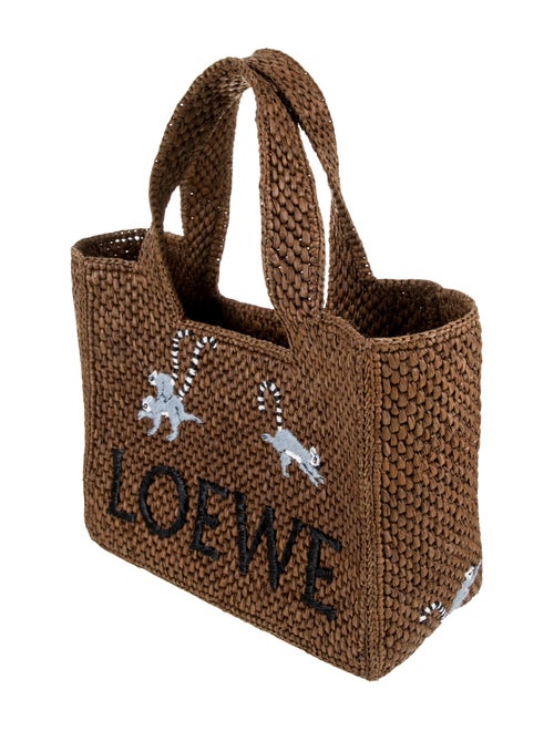 Loewe x Suna Fujita Raffia Top Handle Bag 2023