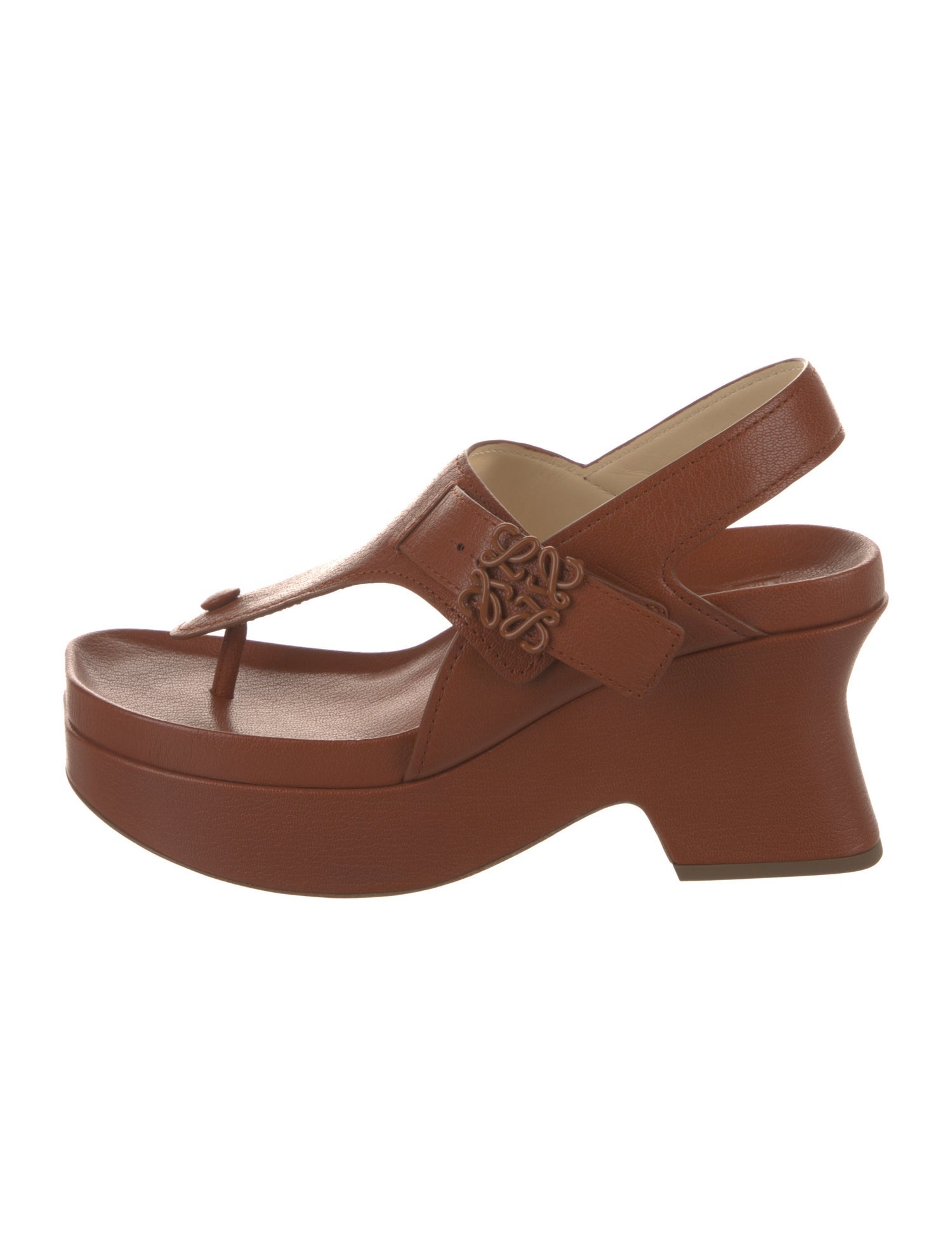 Loewe Leather Slingback Sandals