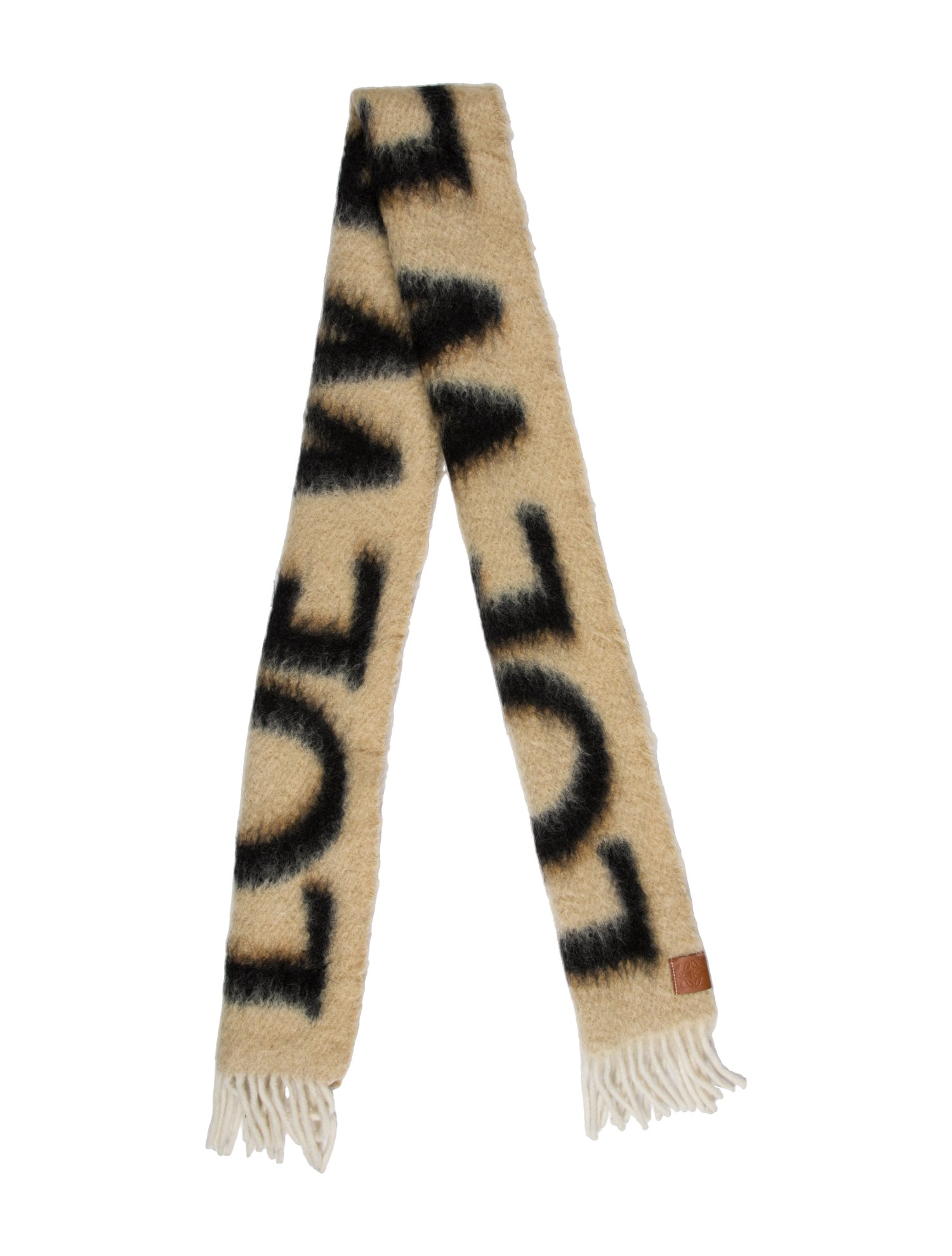 Loewe Wool Striped Scarf