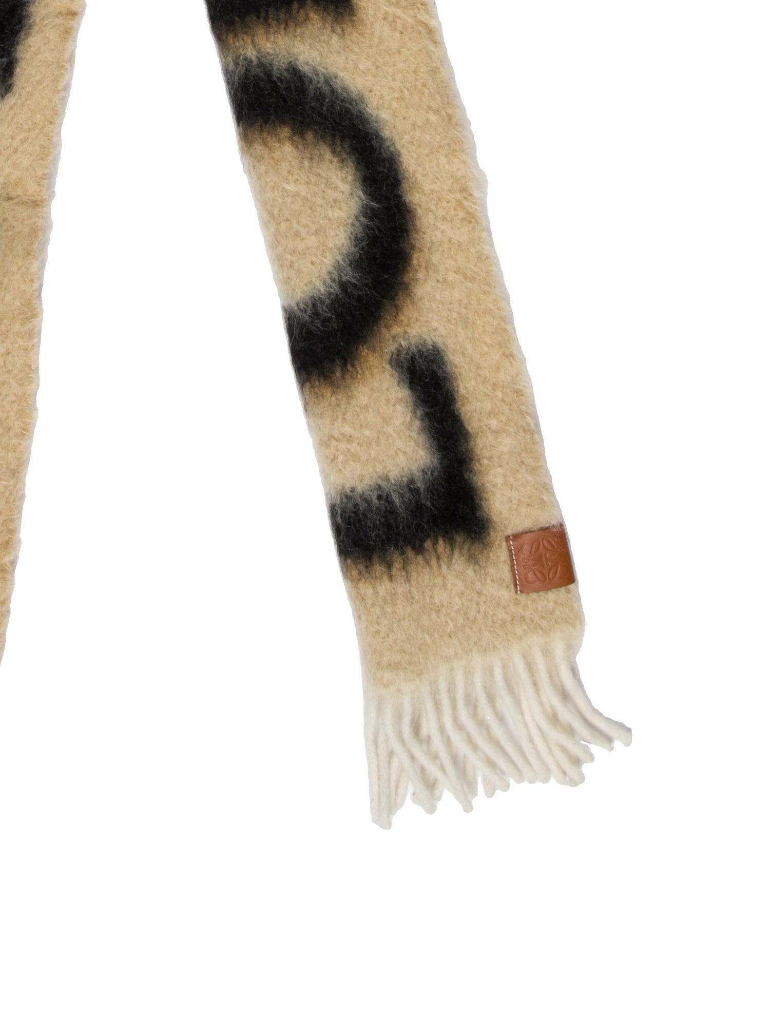 Loewe Wool Striped Scarf