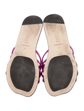 Loewe Leather Slides