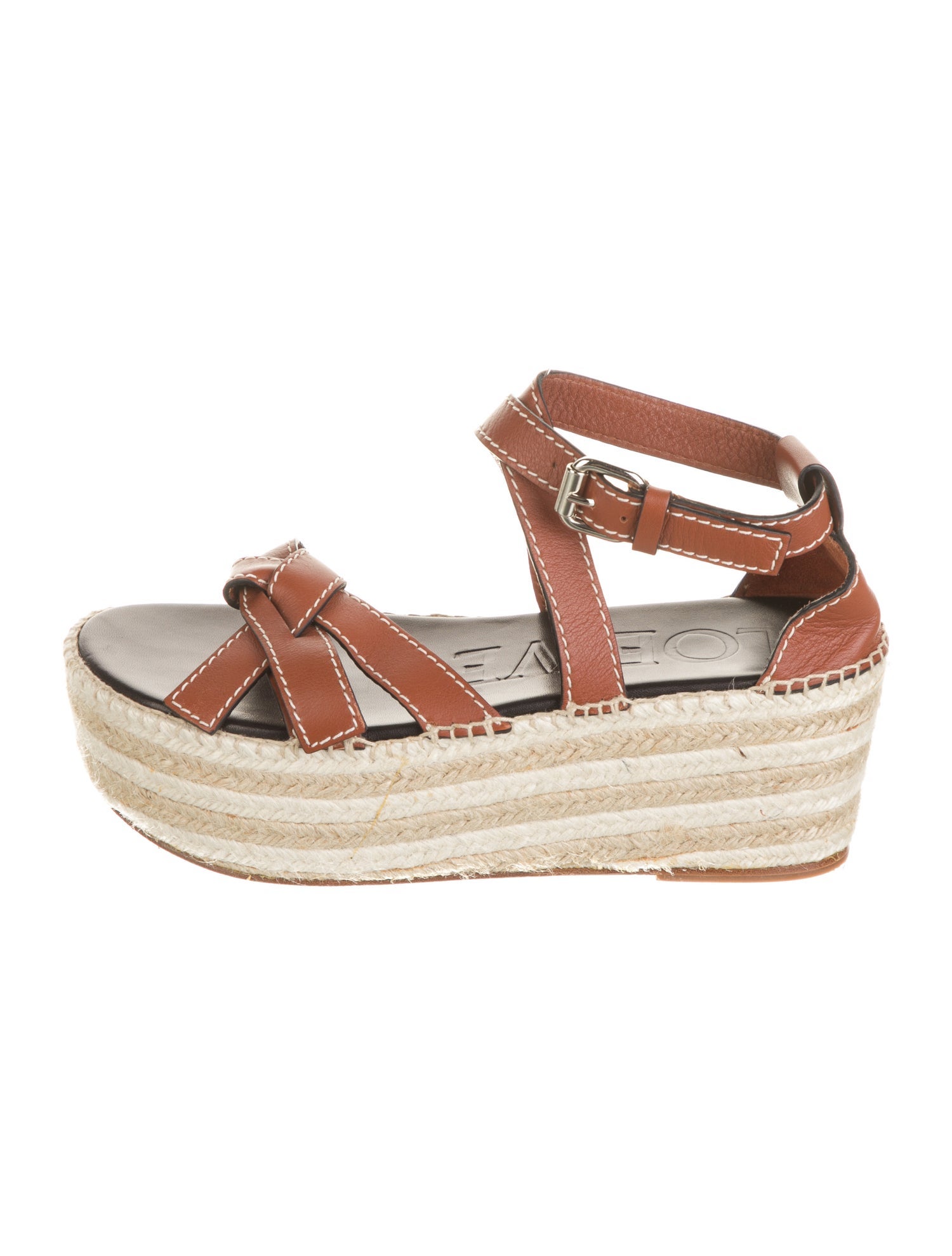 Loewe Leather Espadrilles