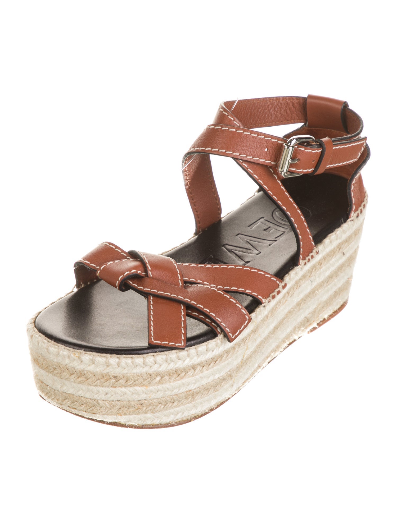 Loewe Leather Espadrilles
