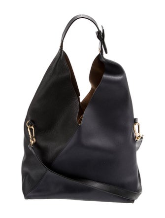 Loewe Leather Ferragamo slouchy suede hobo bag Small