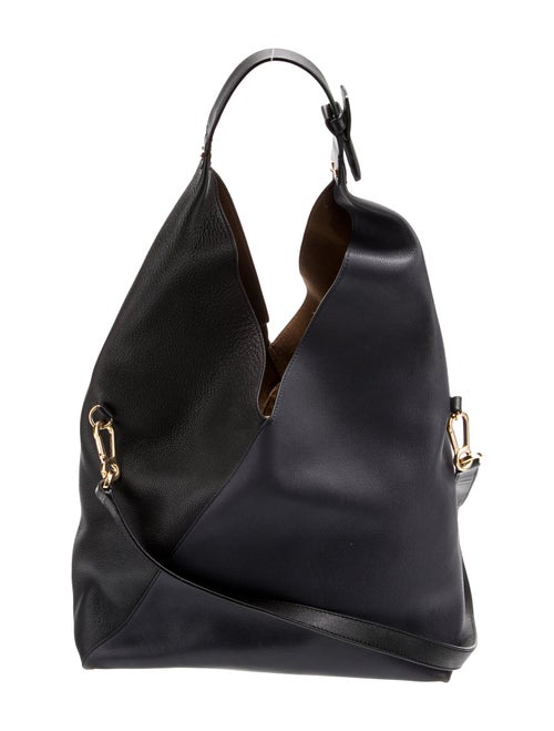 Loewe Leather Ferragamo slouchy suede hobo bag Small