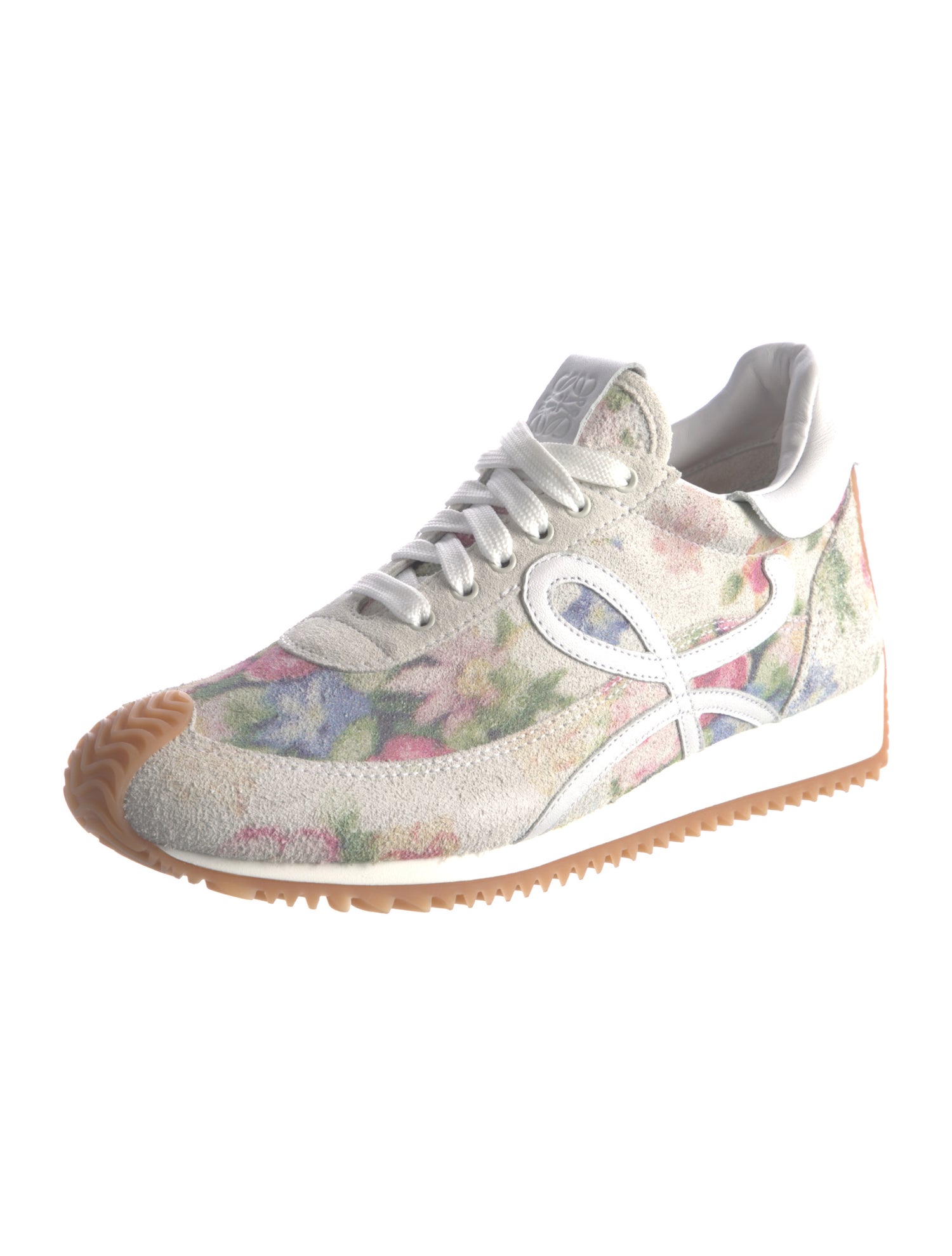 Loewe Suede Printed Athletic Sneakers