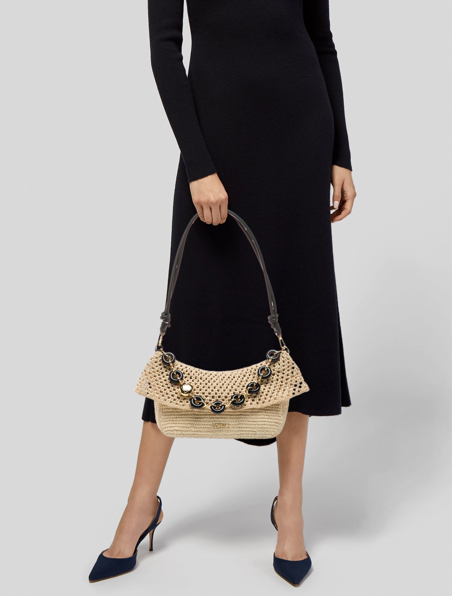 Loewe Raffia Shoulder Bag 2025