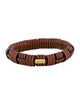 Loewe Woven Leather Bangle Bracelet