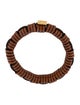 Loewe Woven Leather Bangle Bracelet