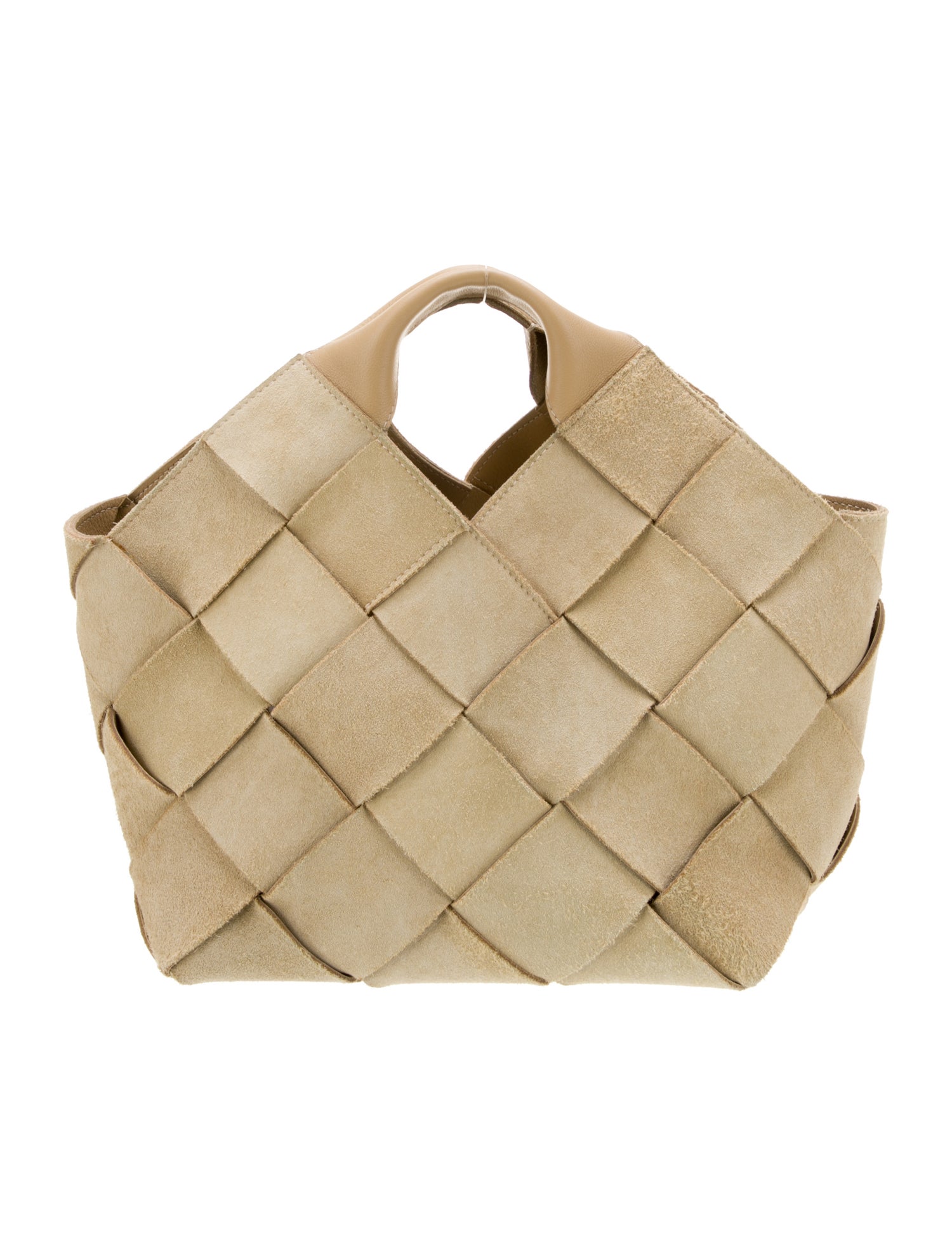 Loewe Suede Woven Basket