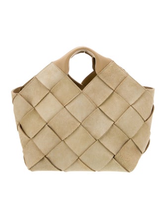 Loewe Suede Woven Basket