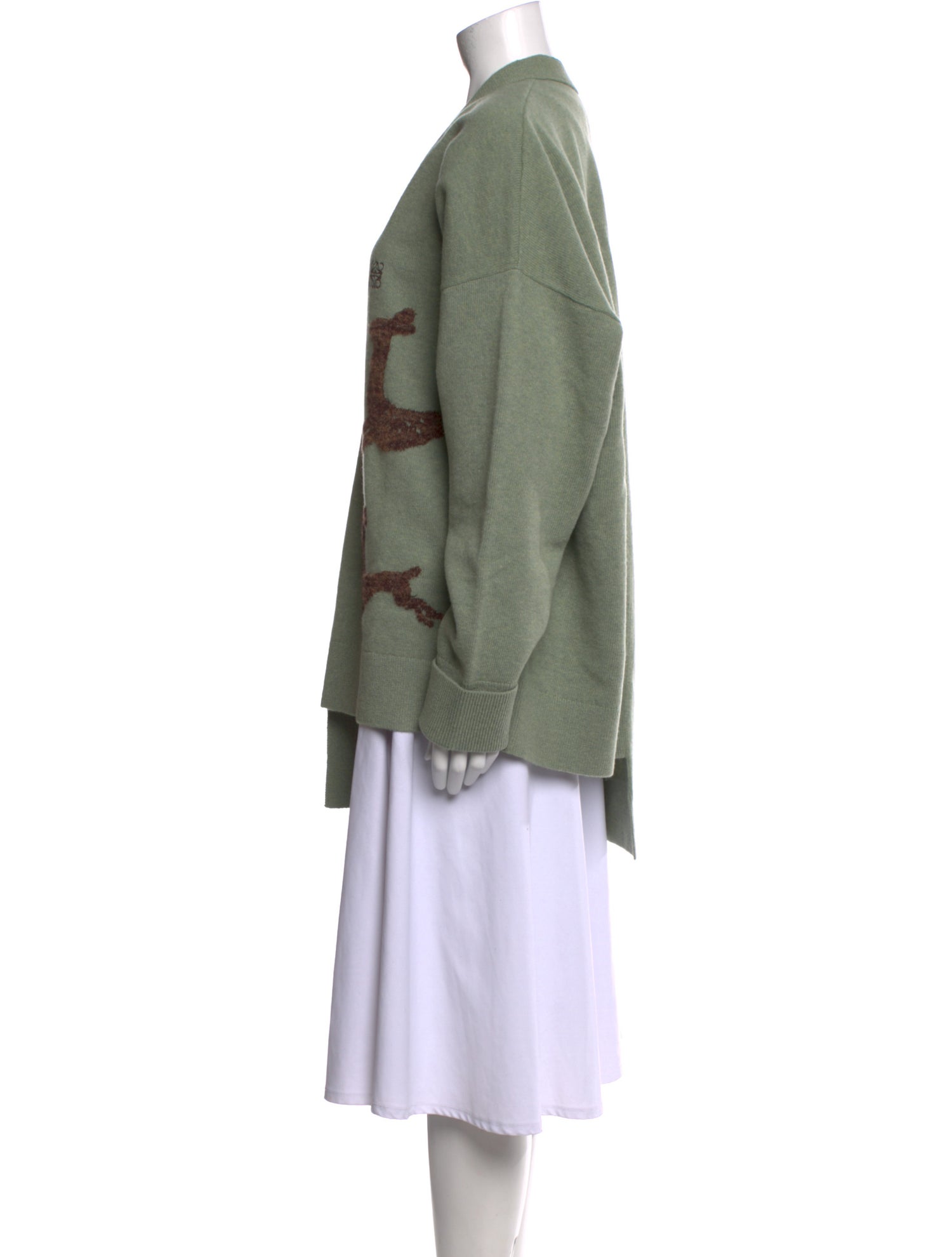 Loewe Printed V-Neck Sweater