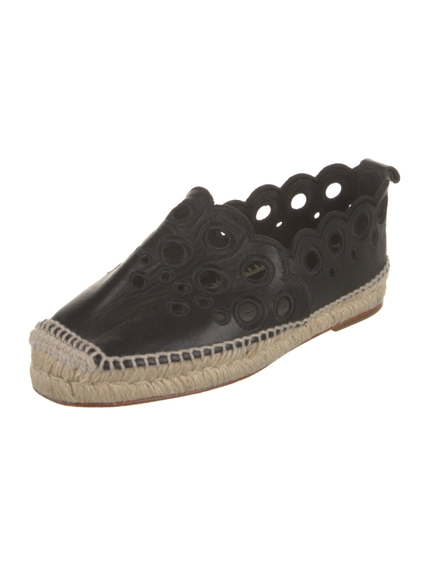 Loewe Leather Braided Accents Espadrilles