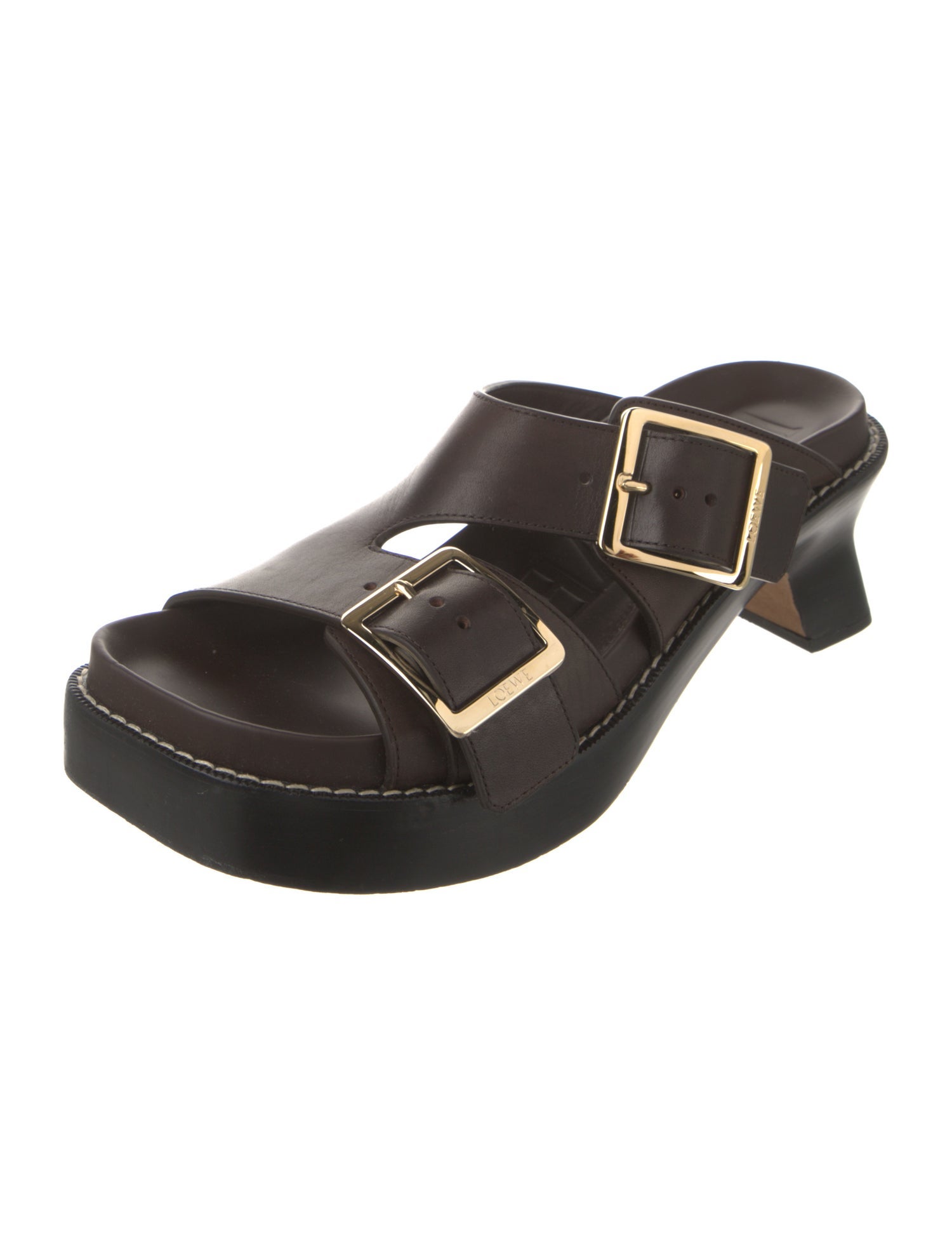 Loewe Leather Slides
