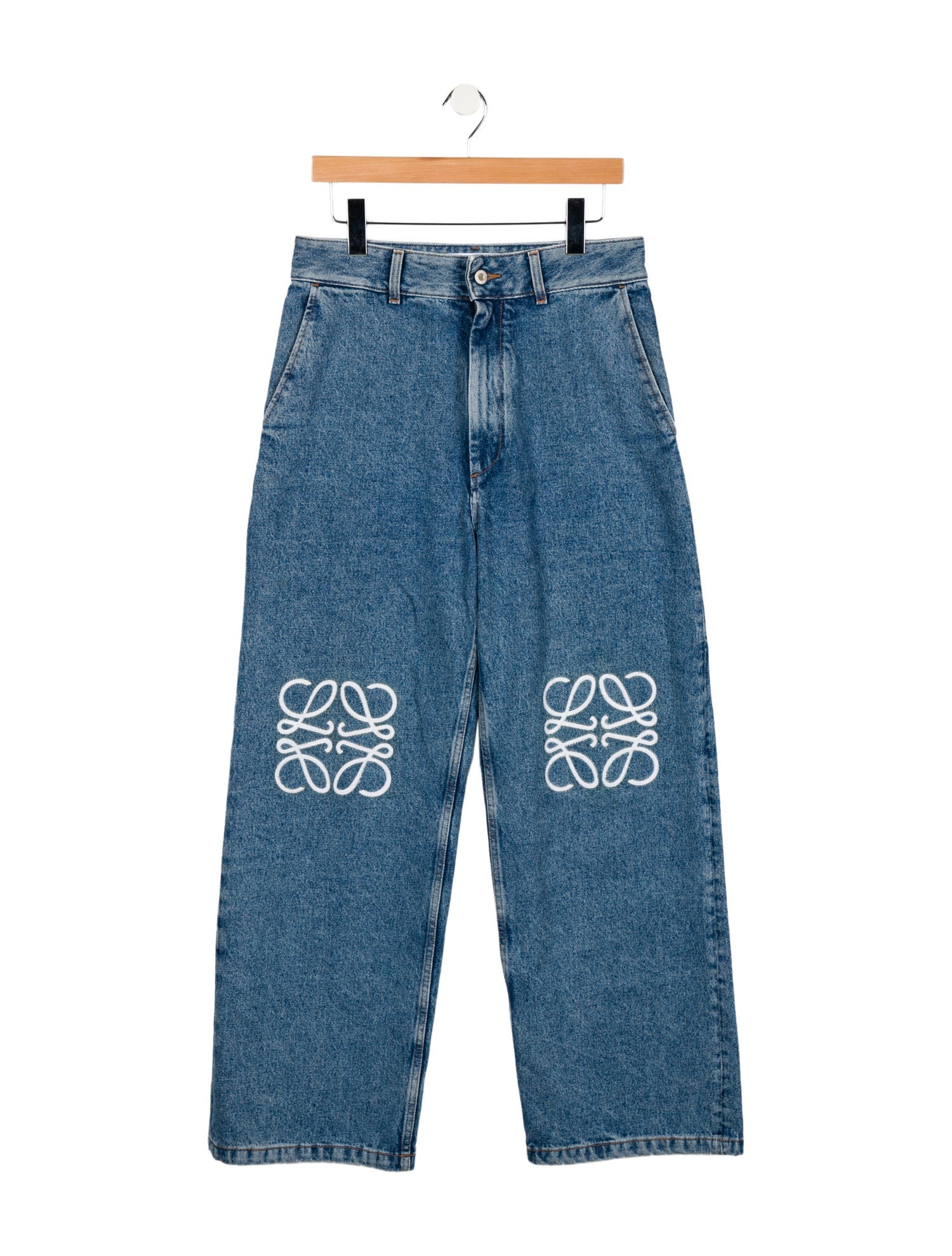 Loewe High-Rise Wide Leg Jeans