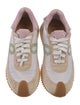 Loewe Suede Colorblock Pattern Sneakers