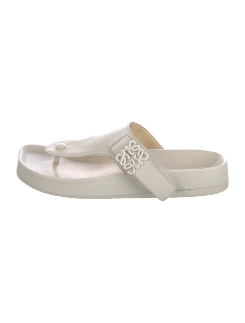 Loewe Leather Flip Flops