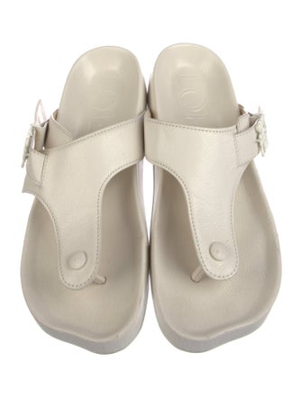 Loewe Leather Flip Flops