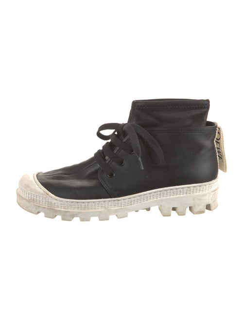 Loewe Leather Lace-Up Boots