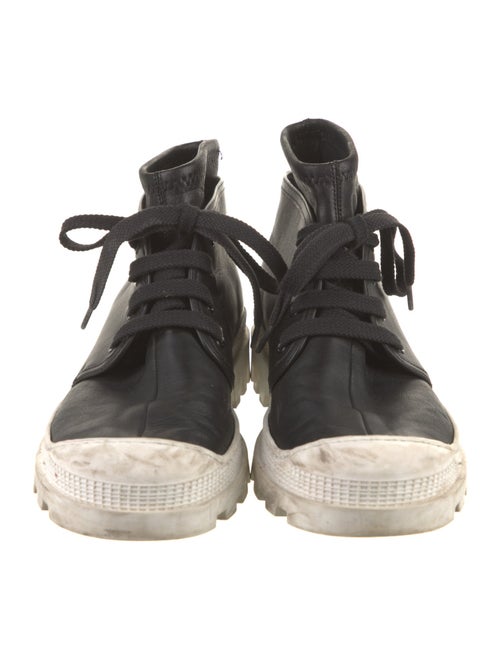 Loewe Leather Lace-Up Boots