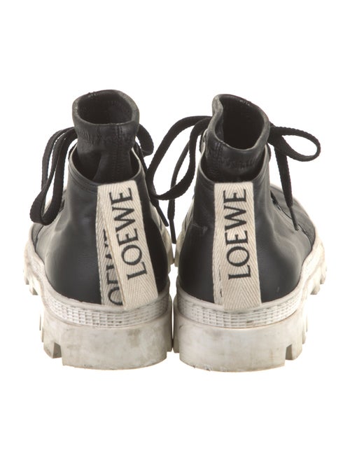 Loewe Leather Lace-Up Boots