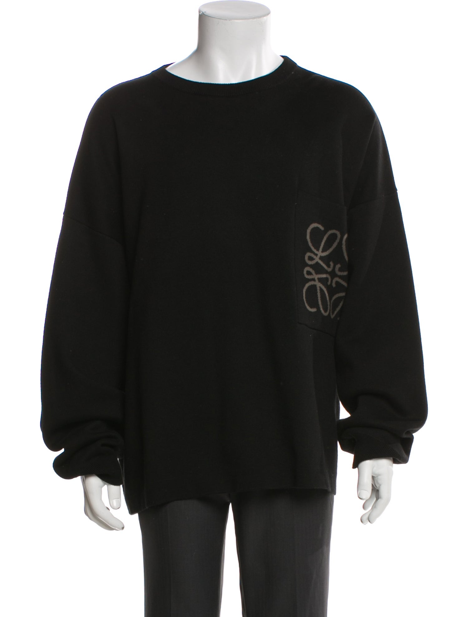 Loewe Signature Logo Graphic Print Pullover
