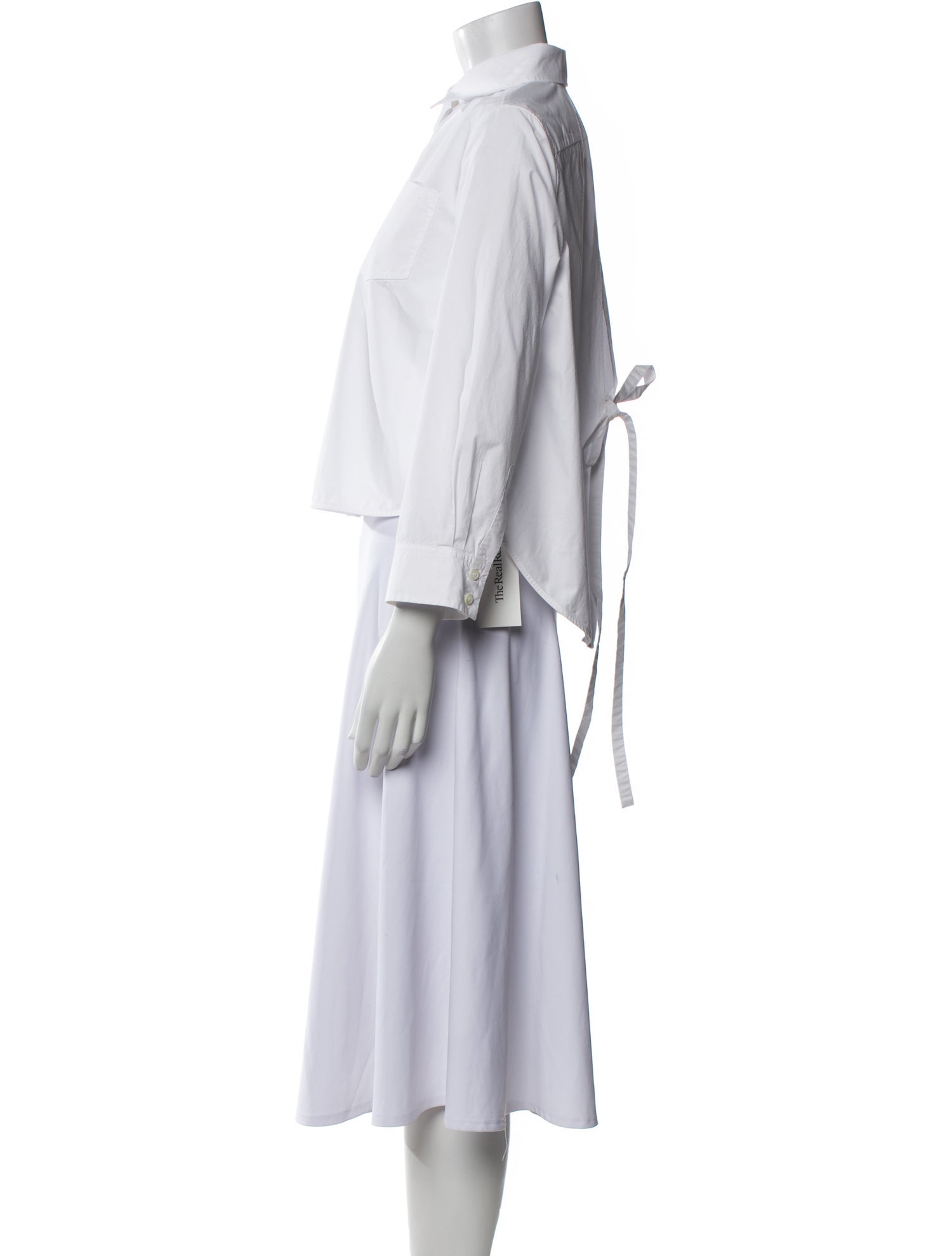 Loewe Three-Quarter Sleeve Button-Up Top