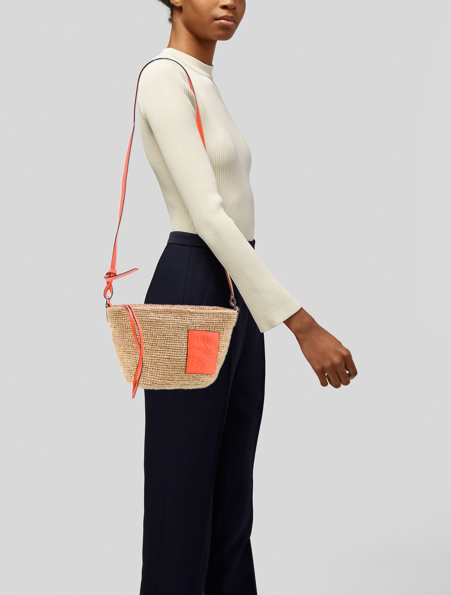 Loewe Raffia Basket w/ Tags