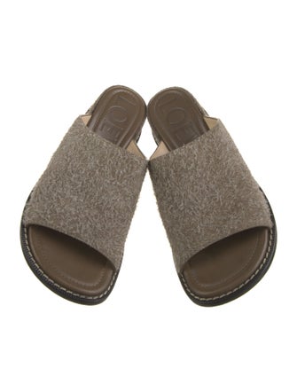 Loewe Leather Slides