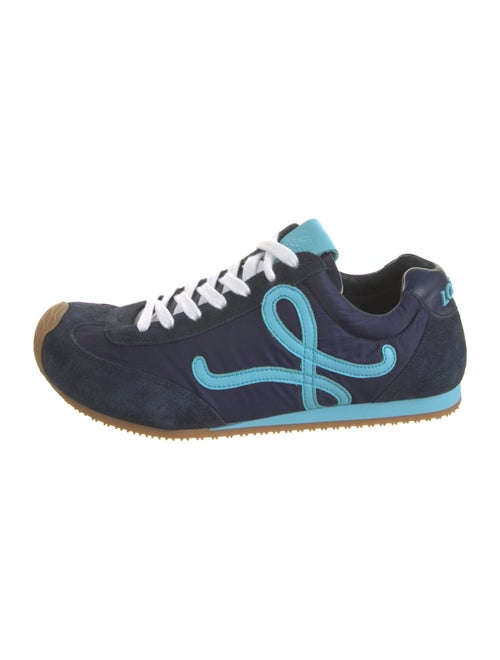 Loewe Suede Printed Athletic Sneakers