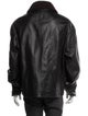 Loewe Signature Logo Lamb Leather Bomber Jacket