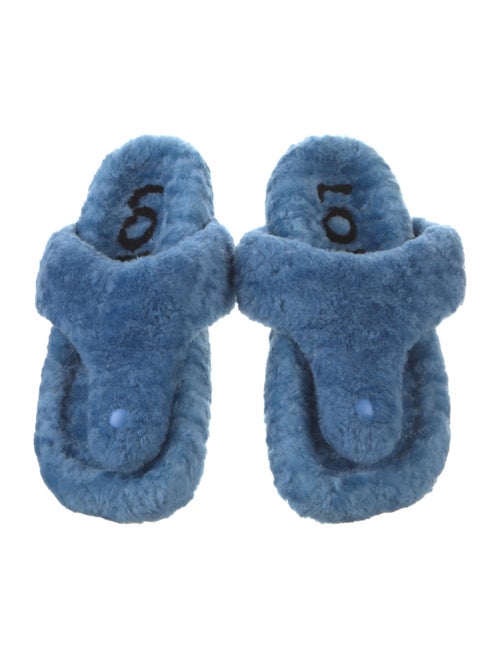 Loewe Shearling Slides