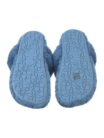 Loewe Shearling Slides