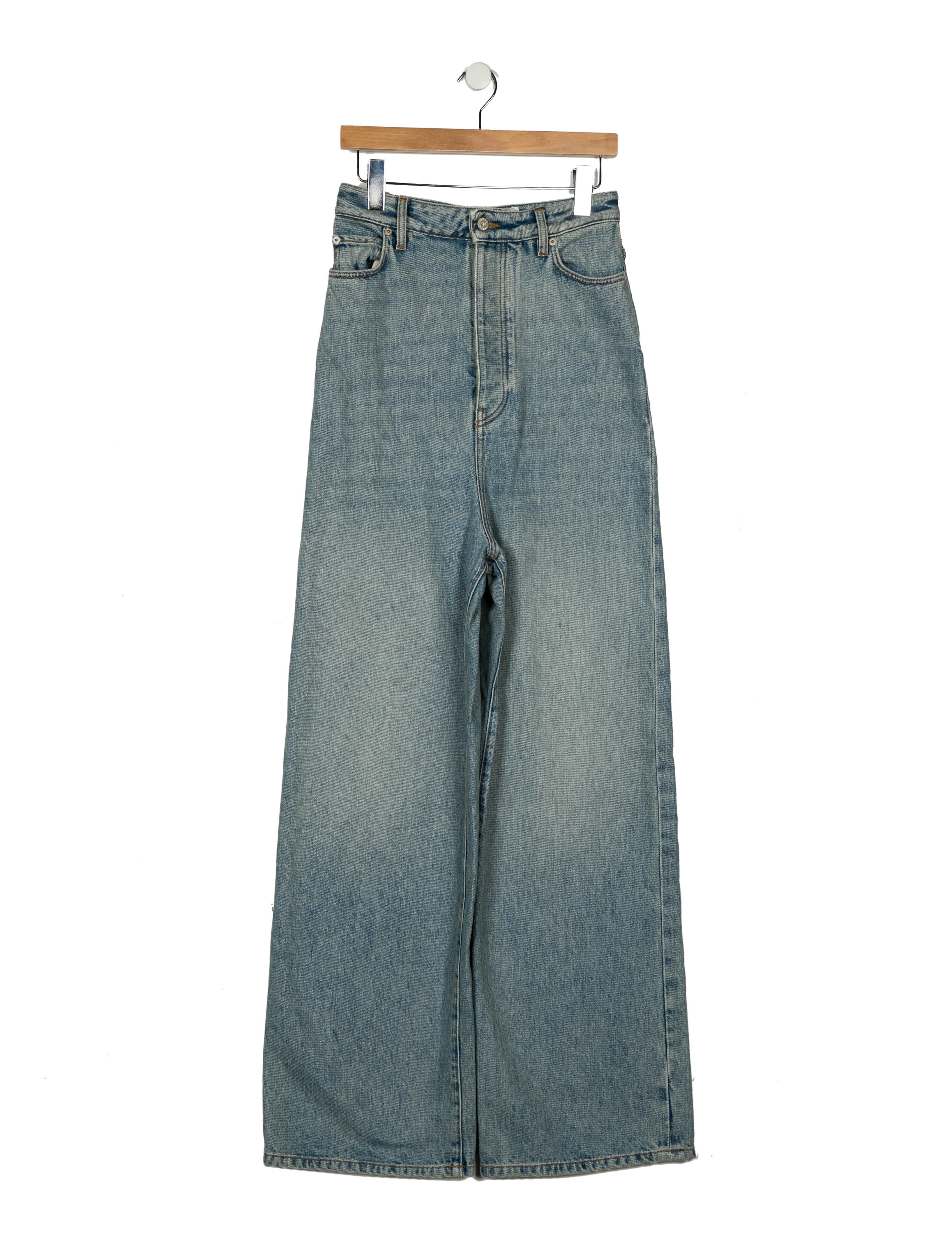 Loewe High-Rise Wide Leg Jeans w/ Tags