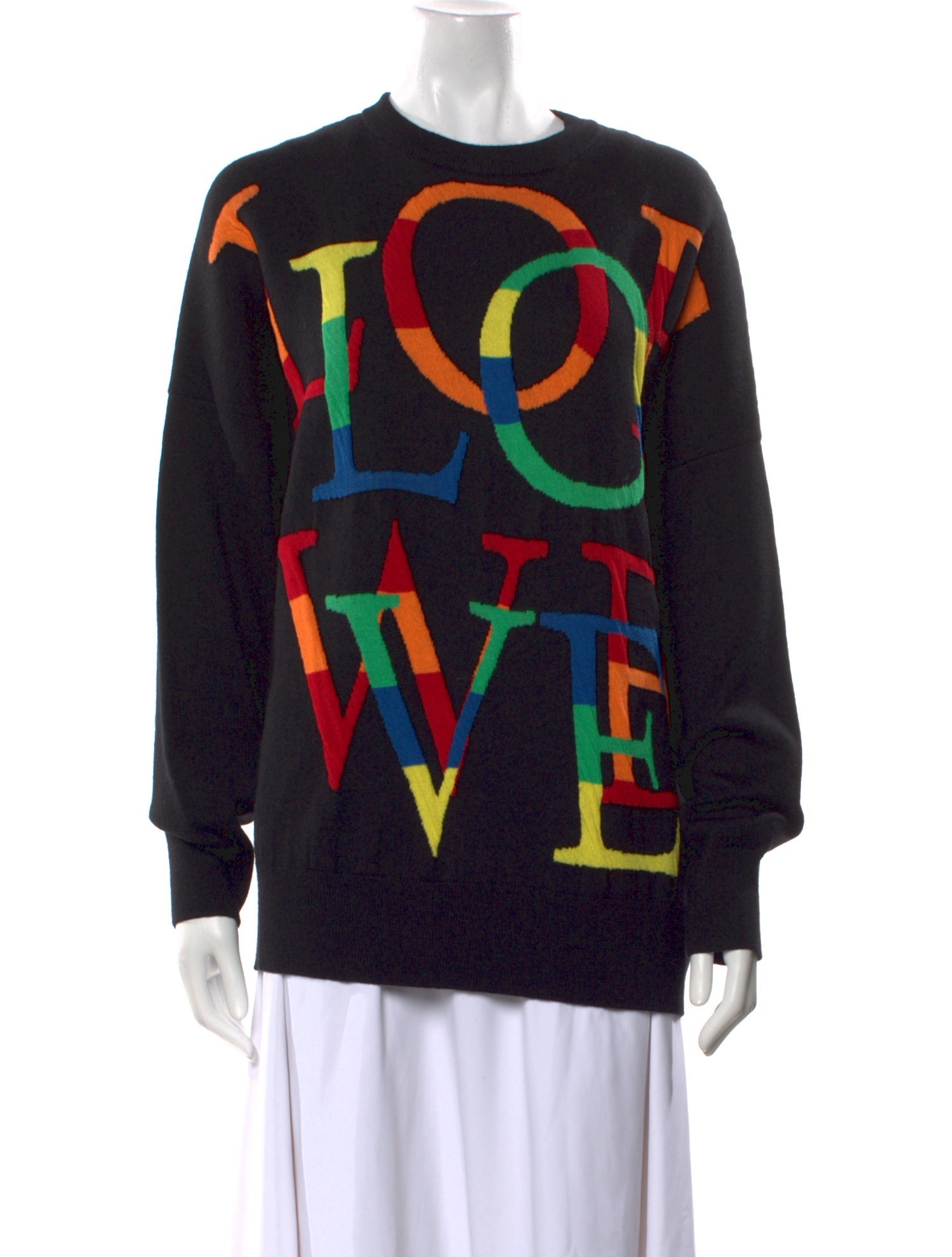 Loewe 2023 'LOVE' Jacquard Oversize Sweater