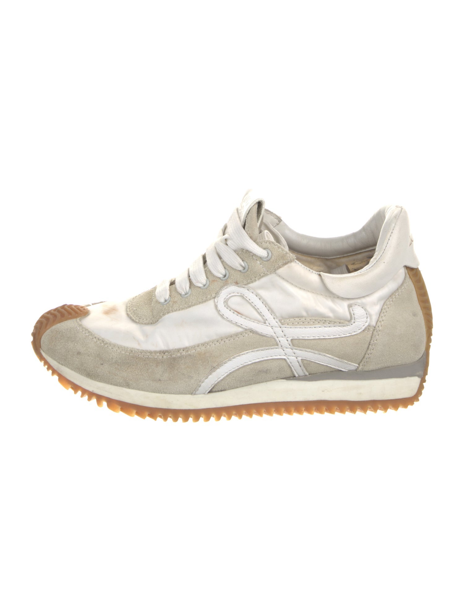 Loewe Leather Leather Trim Embellishment Sneakers