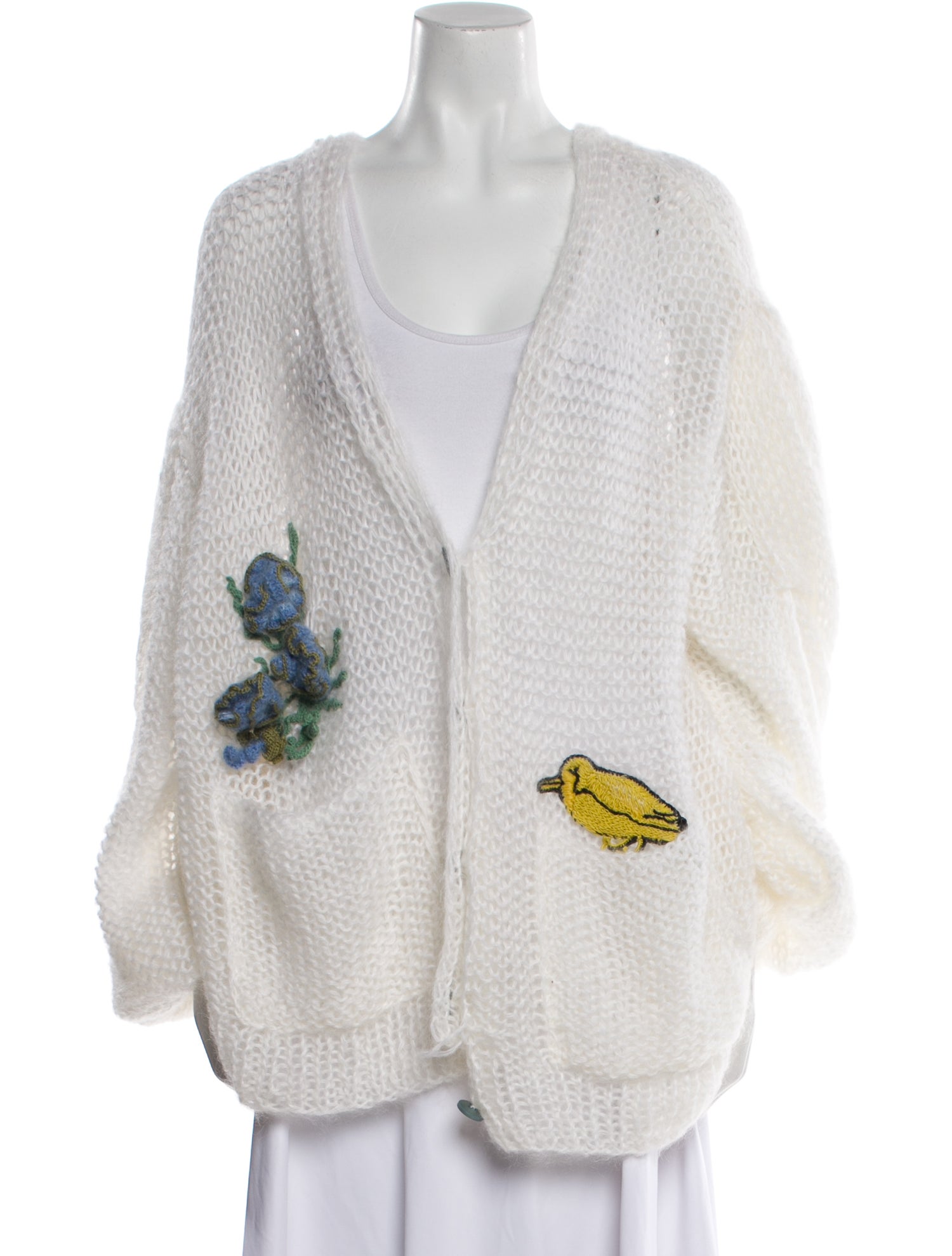 Loewe Mohair Graphic Print Sweater