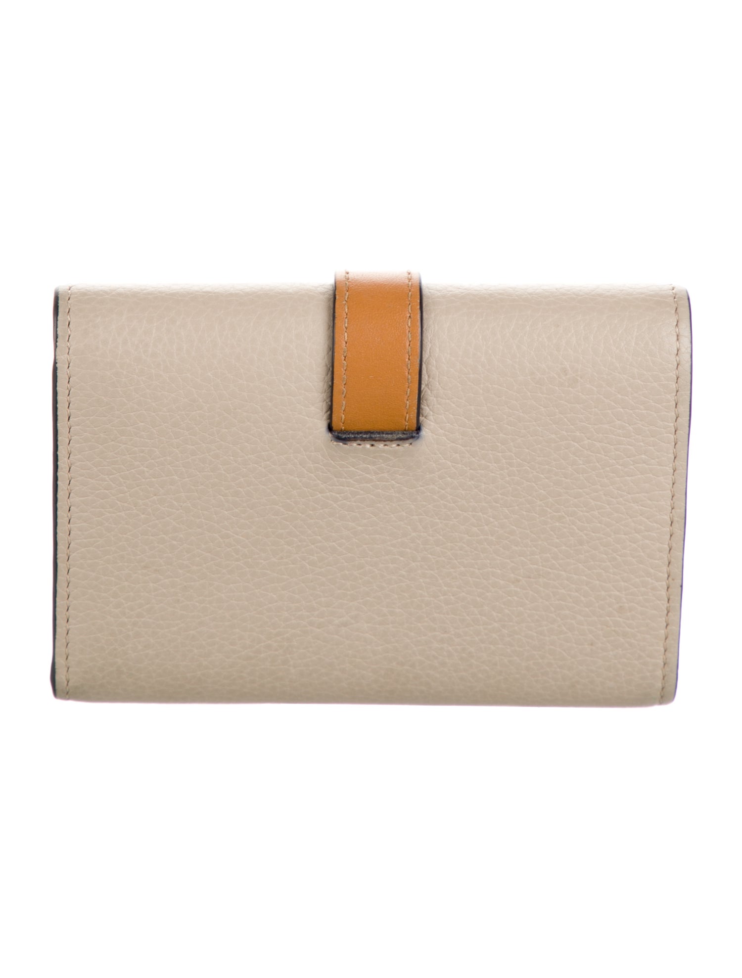 Loewe Vertical Compact Leather French Purse
