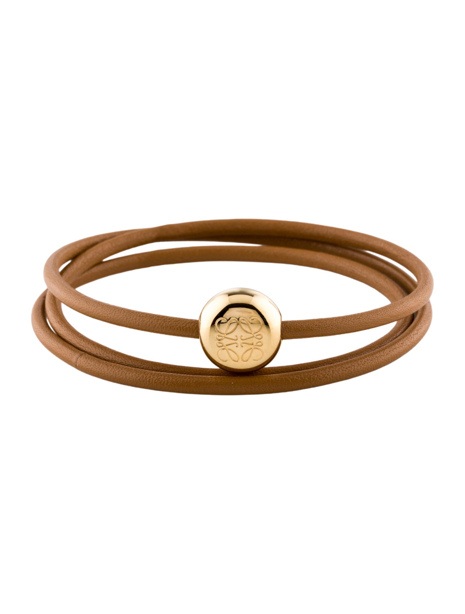 Loewe Leather Pebble Bracelet