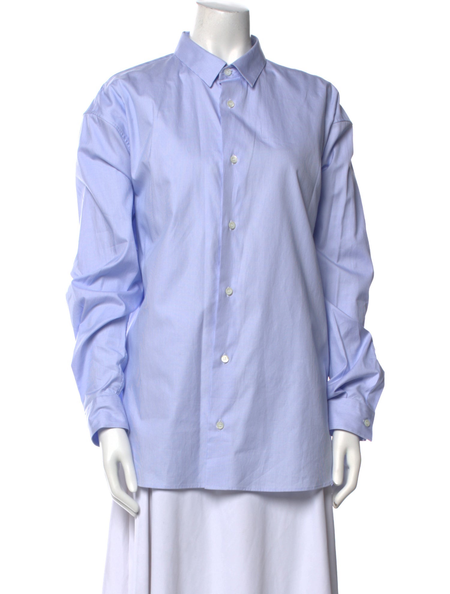 Loewe Striped Long Sleeve Button-Up Top