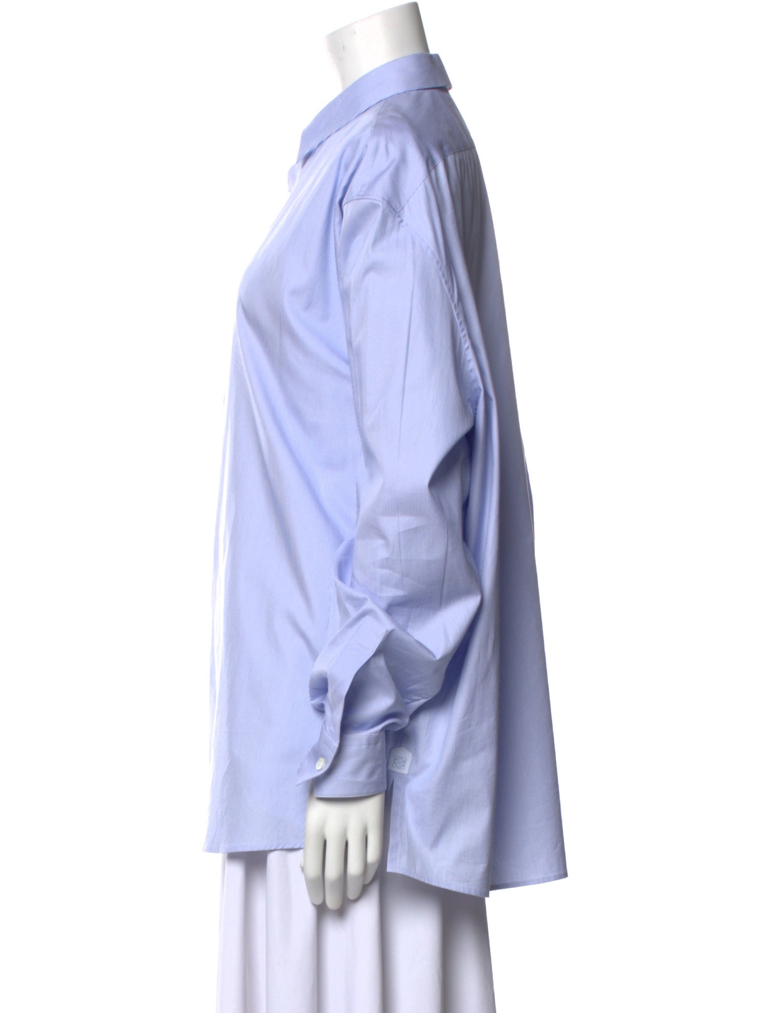 Loewe Striped Long Sleeve Button-Up Top