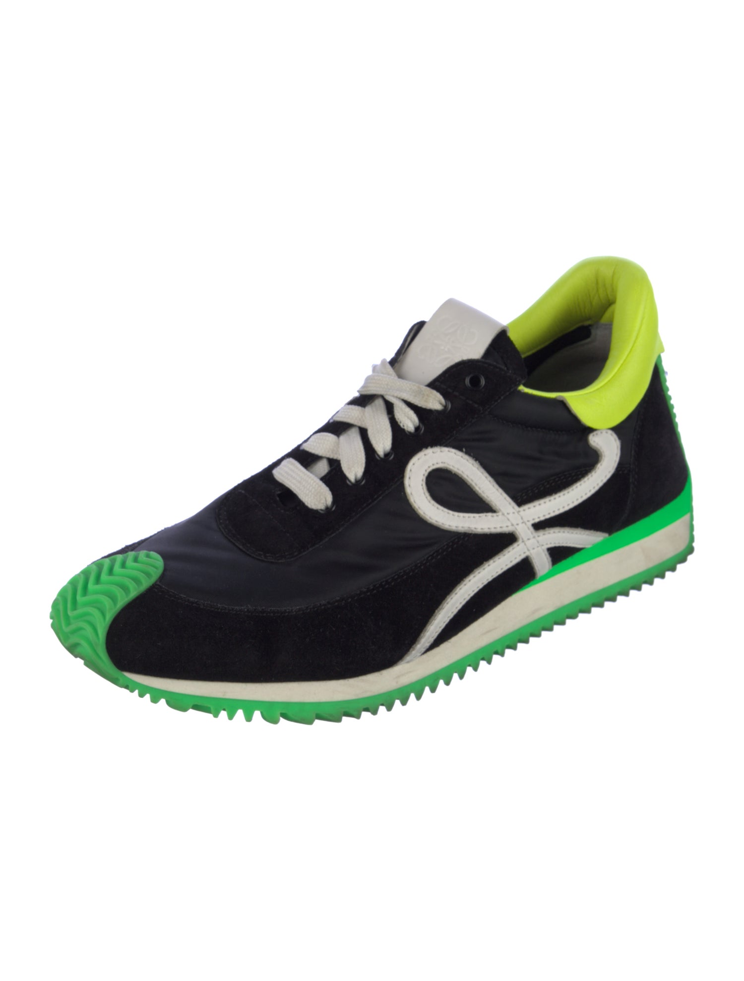 Loewe Suede Printed Sneakers