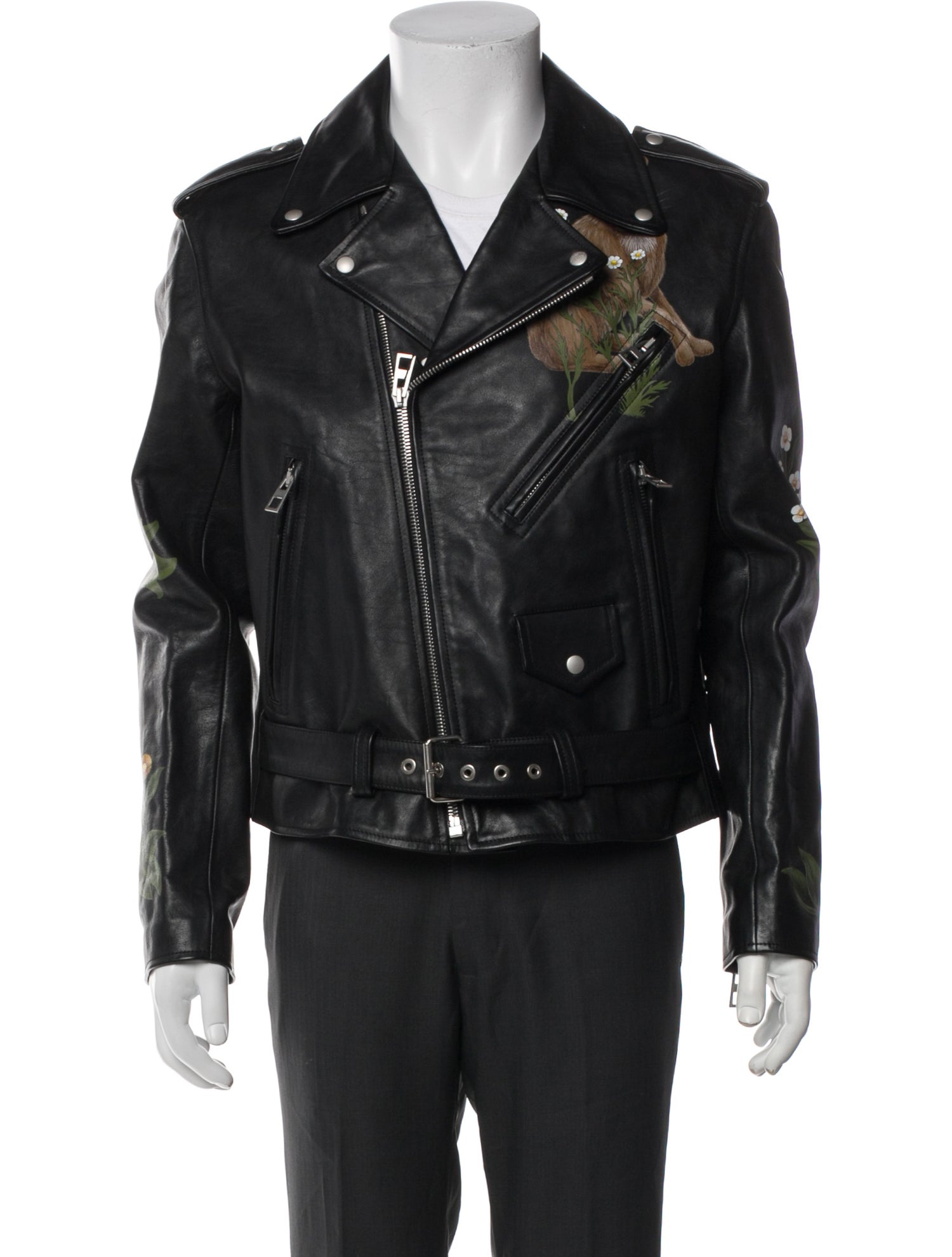 Loewe Calfskin Moto Jacket