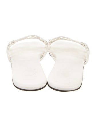 Loewe Leather Cutout Accent Slides