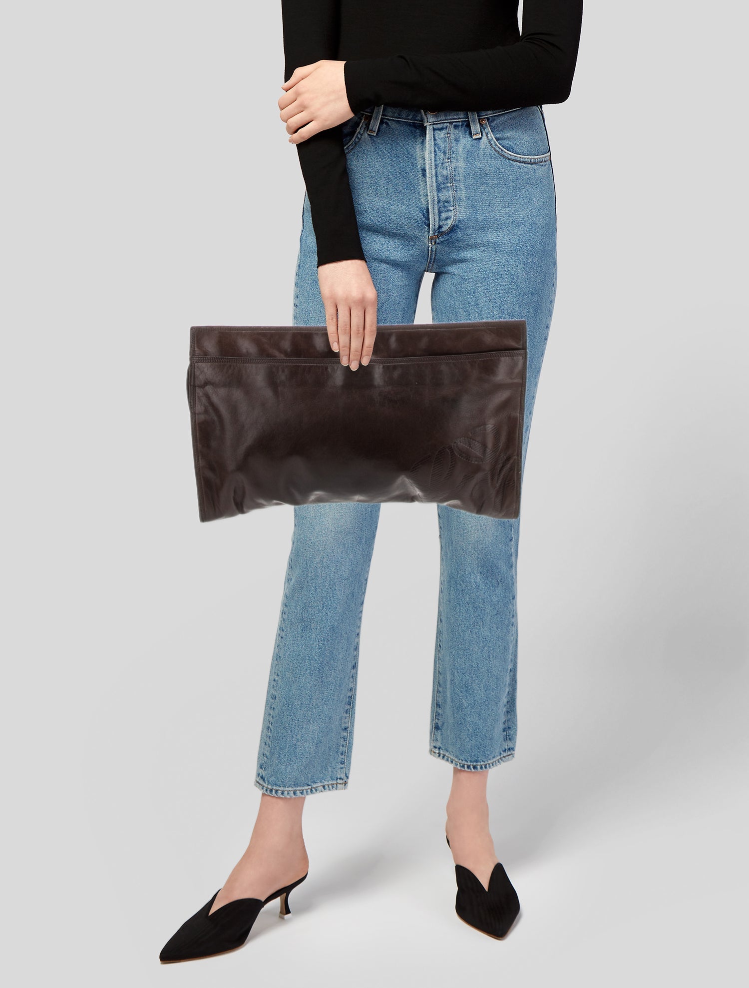 Loewe Leather Clutch