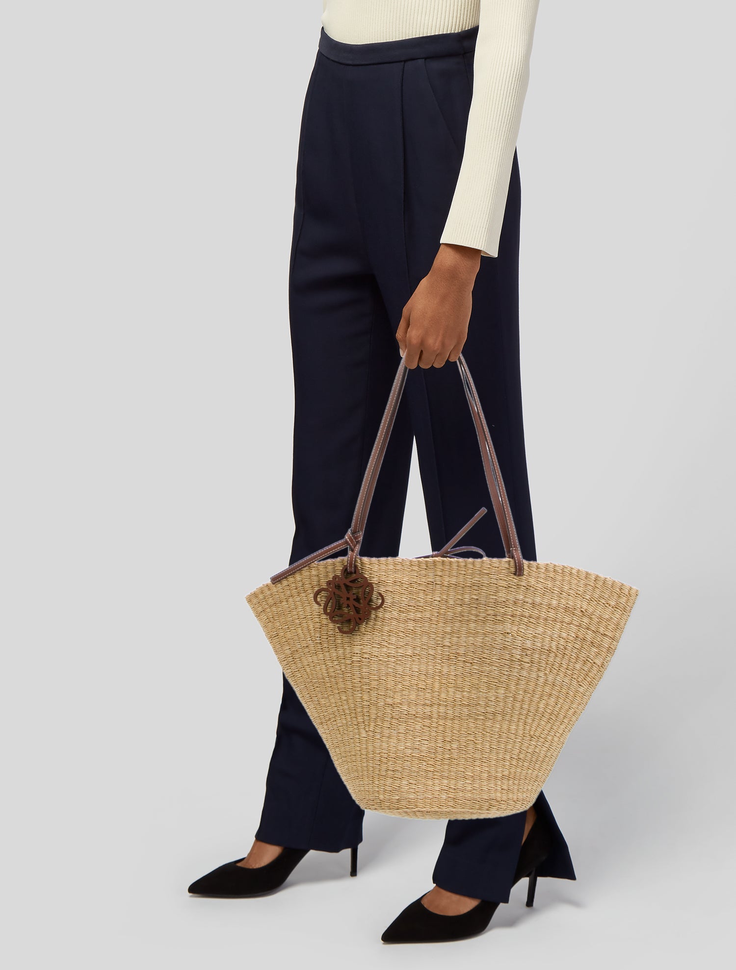 Loewe Raffia Basket