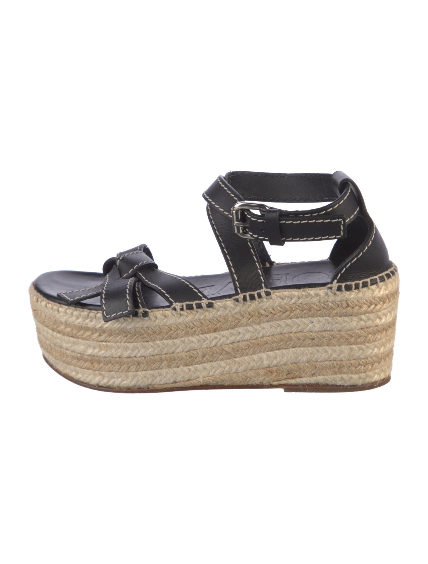 Loewe Leather Espadrilles