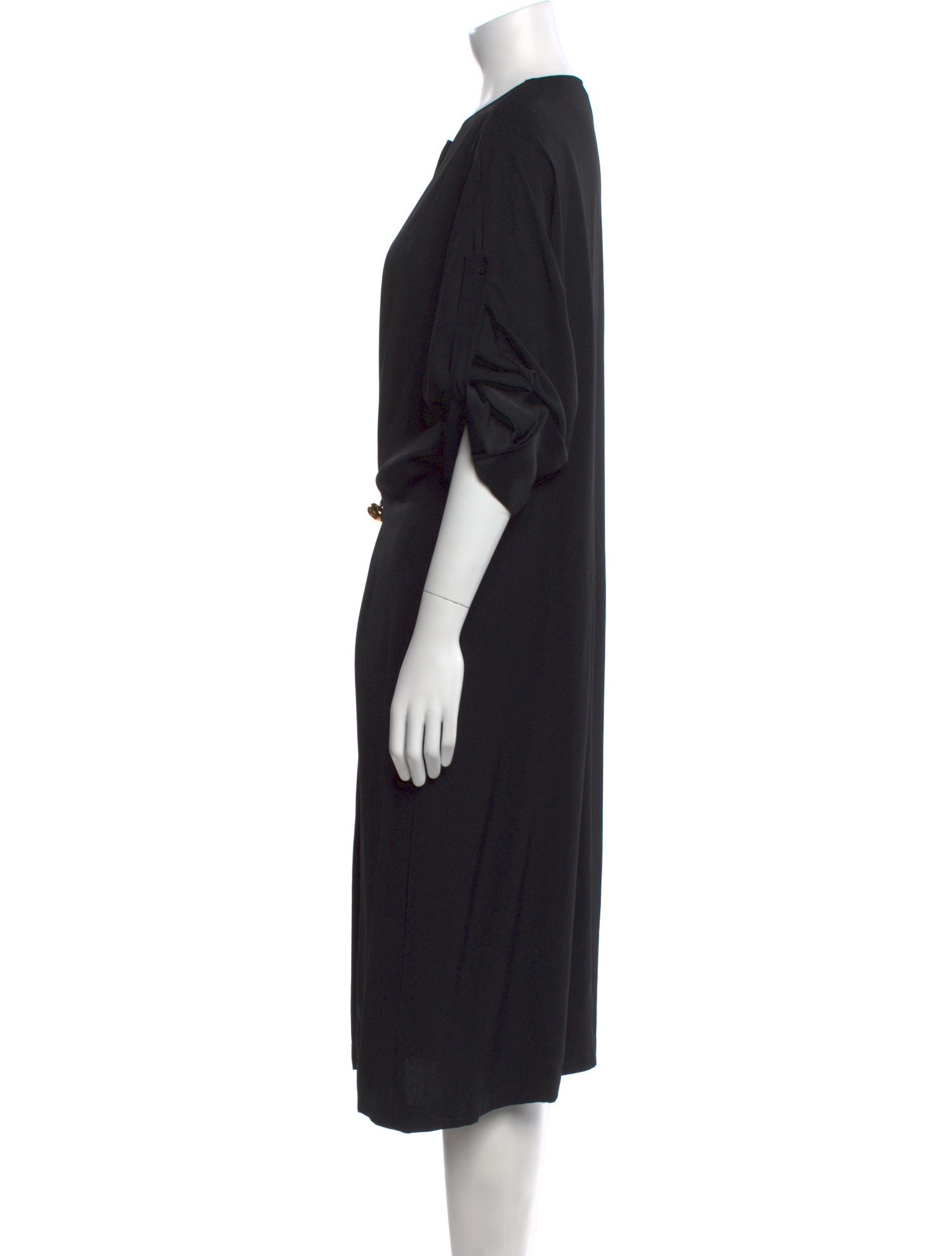 Loewe Crew Neck Midi Length Dress