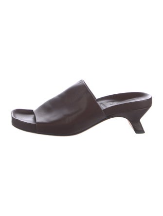 Loewe Leather Slides
